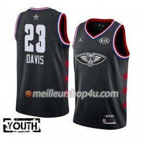 Maillot Basket Enfant New Orleans Pelicans Anthony Davis 23 2019 All-Star Jordan Brand Noir Swingman